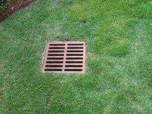 drain after lawn care