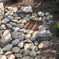 drain after landscaping services