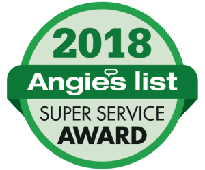 2018 Angie's list Super Service Award Badge